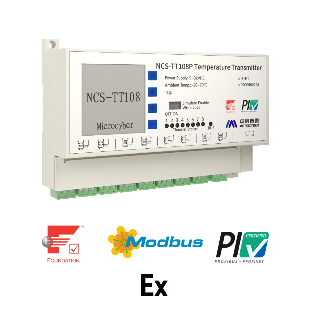 NCS-TT108F/P 系列智能温度变送器