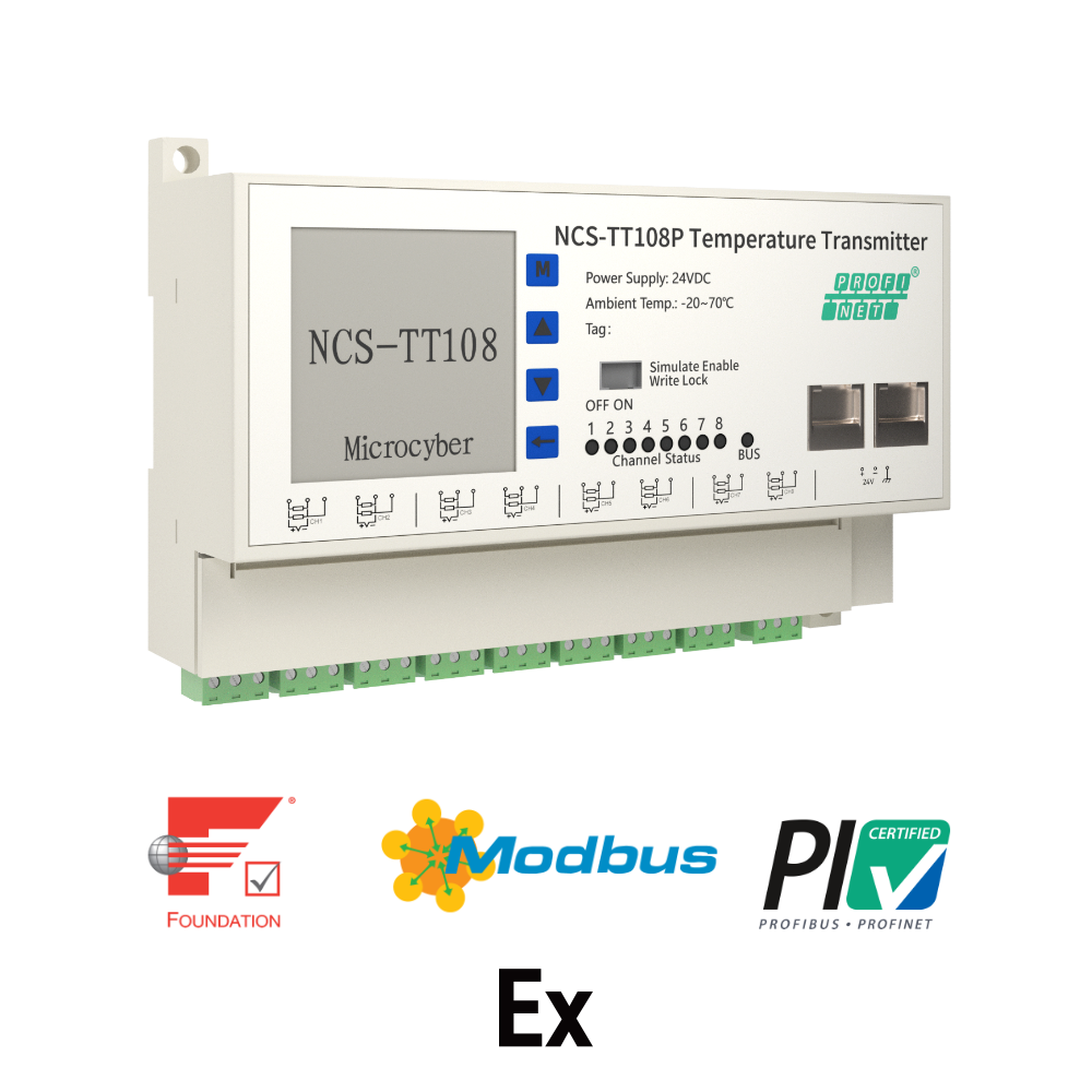 NCS-TT108F/P 系列智能温度变送器