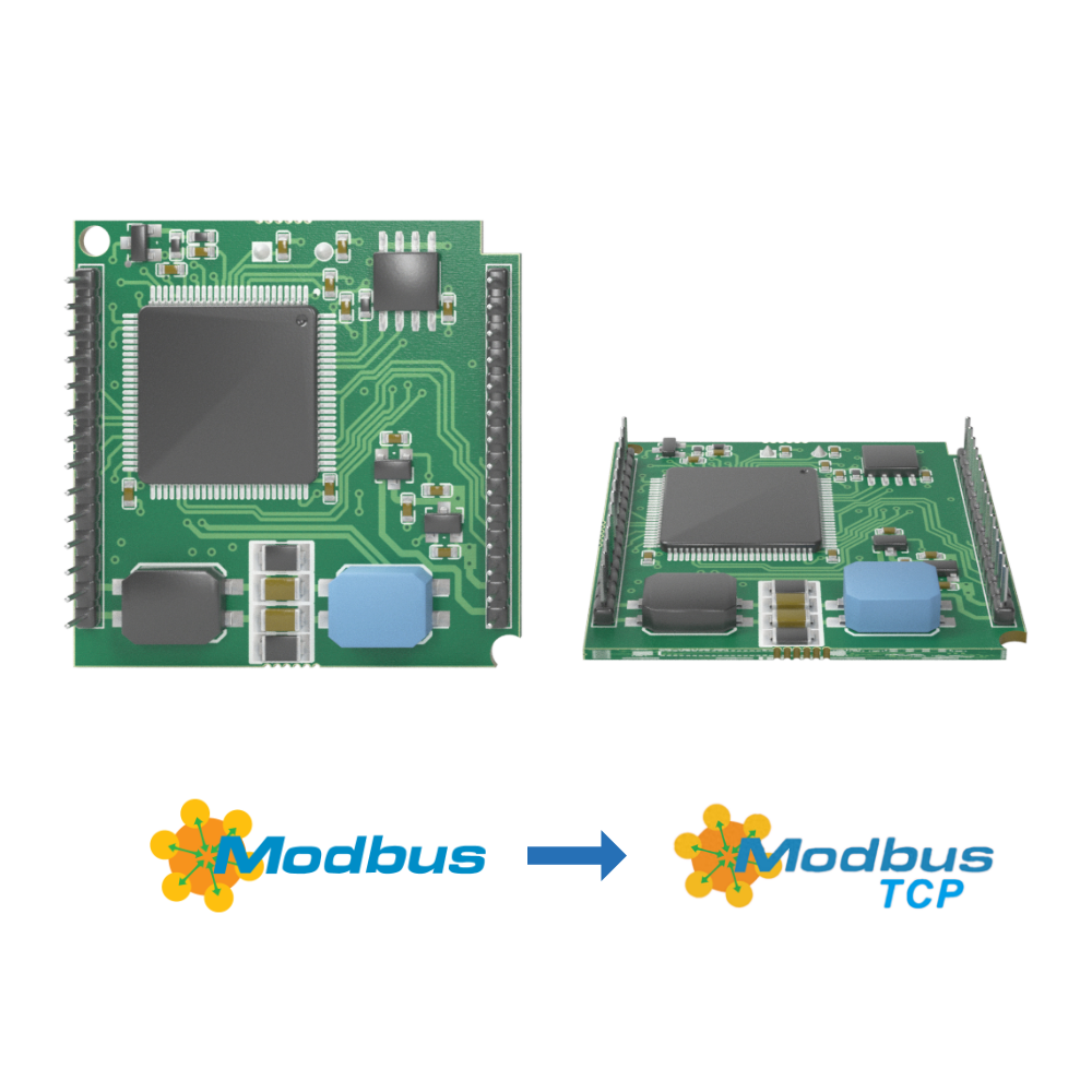 MC0304 Modbus转Modbus-TCP嵌入式核心模块
